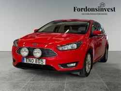 Röd Begagnad 2015 Ford Focus Titanium Kombi | 79 900 kr (Dyr)