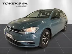 Blå (petroleum blue metallic) Begagnad 2019 VW Golf VII IQ Drive Kombi | 129 900 kr (Bra pris)
