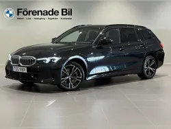 Svart Ny 2025 BMW 330e M Sport Kombi | 638 700 kr (Marknadspris)