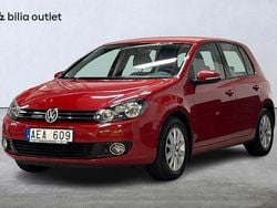 Röd Begagnad 2011 VW Golf VI Halvkombi | 69 900 kr (Marknadspris)