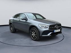 Grå (designo magno grå matt) Begagnad 2021 Mercedes GLC300e AMG line Sportkupé | 499 900 kr (Marknadspris)