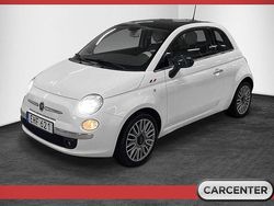 Vit Begagnad 2014 Fiat 500 Lounge Halvkombi | 64 500 kr (Bra pris)
