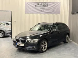 Svart Begagnad 2016 BMW 320 Sport Line Kombi | 139 900 kr (Marknadspris)