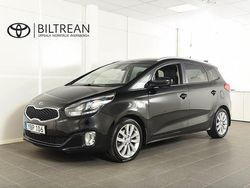 Svart Begagnad 2015 Kia Carens Minibuss | 74 900 kr (Marknadspris)