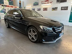 Svart Begagnad 2017 Mercedes C220 AMG line Kombi | 189 000 kr (Lite dyr)