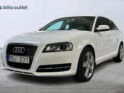 Vit Begagnad 2012 Audi A3 Sportback Halvkombi | 44 900 kr (Marknadspris)