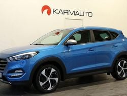 Ljusblå Begagnad 2017 Hyundai Tucson SUV | 184 900 kr (Marknadspris)