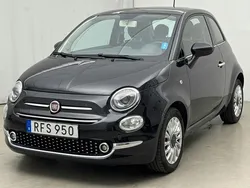 Svart Begagnad 2016 Fiat 500 Lounge | 91 800 kr
