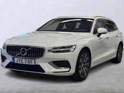 Vit Begagnad 2021 Volvo V60 Inscription Kombi | 329 900 kr (Marknadspris)