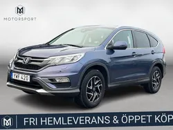 Blå Begagnad 2017 Honda CR-V Elegance Plus SUV | 179 900 kr (Marknadspris)