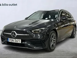 Grå Begagnad 2022 Mercedes C300e AMG Kombi | 387 900 kr (Superpris)