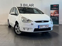 Vit Begagnad 2009 Ford S-MAX S Minibuss | 64 900 kr (Bra pris)