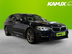 Svart Begagnad 2018 BMW 520 M Sport Kombi | 299 800 kr (Marknadspris)