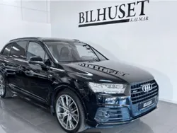 Svart Begagnad 2017 Audi Q7 S-Line SUV | 399 900 kr (Dyr)