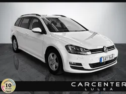 Vit Begagnad 2015 VW Golf VII Kombi | 139 900 kr (Marknadspris)