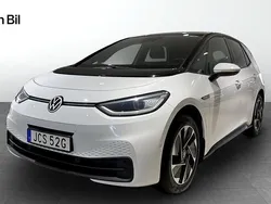 Vit Begagnad 2022 VW ID.3 Pro Performance Halvkombi | 299 000 kr (Marknadspris)