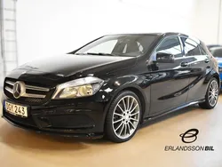 Svart Begagnad 2014 Mercedes A180 AMG Halvkombi | 129 900 kr (Marknadspris)