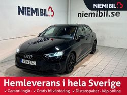 Svart Begagnad 2021 Audi A3 Sportback Comfort Halvkombi | 229 900 kr (Marknadspris)