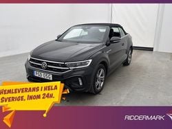 Svart Begagnad 2022 VW T-Roc Cabriolet R-line Cab | 329 900 kr