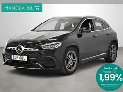 Svart Begagnad 2021 Mercedes GLA200 AMG line SUV | 369 900 kr (Marknadspris)