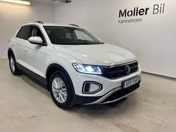 Vit (pure white) Begagnad 2022 VW T-Roc Life SUV | 209 000 kr (Bra pris)