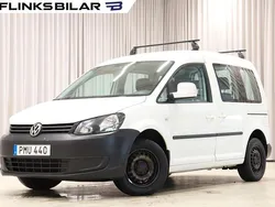 Vit Begagnad 2014 VW Caddy Life Minibuss | 99 900 kr (Dyr)