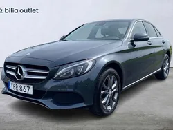 Grå Begagnad 2015 Mercedes C220 Avantgarde Sedan | 179 900 kr (Bra pris)