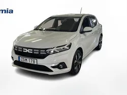 Vit Ny 2025 Dacia Sandero Expression Halvkombi | 211 900 kr (Bra pris)