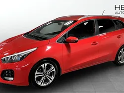 Röd (red) Begagnad 2016 Kia Ceed Sportswagon GT-Line Kombi | 139 900 kr (Marknadspris)