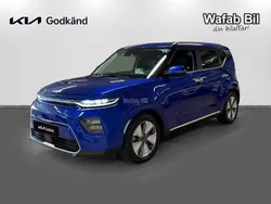 Blå Begagnad 2021 Kia Soul EV Advance SUV | 269 900 kr (Lite dyr)