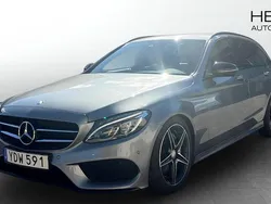 Silver (grey) Begagnad 2016 Mercedes C220 AMG Kombi | 229 000 kr (Marknadspris)