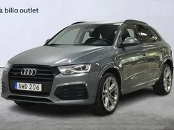 Grå Begagnad 2015 Audi Q3 S-Line SUV | 179 900 kr (Marknadspris)