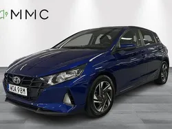 Blå (blåmetallic) Begagnad 2022 Hyundai i20 Essential Halvkombi | 158 000 kr (Marknadspris)