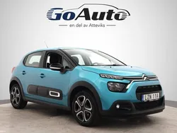 Blå Begagnad 2022 Citroën C3 PureTech Halvkombi | 149 500 kr (Marknadspris)