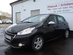 Svart Begagnad 2013 Peugeot 208 Halvkombi | 64 500 kr (Lite dyr)