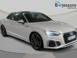 Glaciärvit metallic Begagnad 2022 Audi A5 Cabriolet S-Line Cab | 579 000 kr