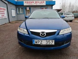 Blå Begagnad 2005 Mazda 6 Inclusive Halvkombi | 29 900 kr (Marknadspris)