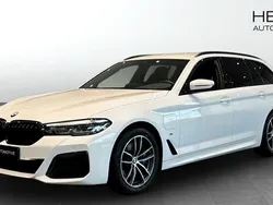 Vit Begagnad 2021 BMW 530e M Sport Kombi | 289 700 kr (Marknadspris)