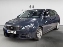 Mörkgrå Begagnad 2019 Peugeot 308 Allure Kombi | 139 900 kr (Marknadspris)