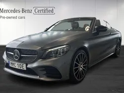 Grå (white) Begagnad 2021 Mercedes C220 Cab | 459 000 kr