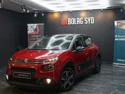 Röd Begagnad 2018 Citroën C3 Halvkombi | 86 900 kr (Marknadspris)