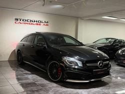 Svart Begagnad 2015 Mercedes CLA45 AMG Shooting Brake AMG Kombi | 279 900 kr (Marknadspris)