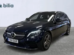 Mörkblå (blå) Begagnad 2019 Mercedes C220 Kombi | 329 000 kr (Marknadspris)