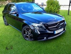 Svart Begagnad 2020 Mercedes C220 AMG line Kombi | 240 000 kr (Bra pris)