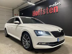 Vit Begagnad 2018 Skoda Superb Business Line Kombi | 259 900 kr (Marknadspris)