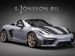 Grå (arctic grey) Begagnad 2024 Porsche 718 Spyder Cab | 2 195 000 kr