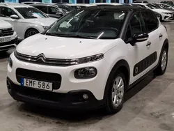 Vit Begagnad 2018 Citroën C3 PureTech Halvkombi | 109 900 kr (Marknadspris)