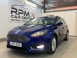 Blå Begagnad 2016 Ford Focus Titanium Kombi | 89 900 kr (Marknadspris)