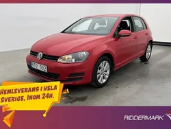 Röd Begagnad 2013 VW Golf VII Halvkombi | 104 800 kr (Marknadspris)
