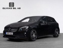 Svart Begagnad 2017 Mercedes A180 AMG Halvkombi | 159 400 kr (Marknadspris)